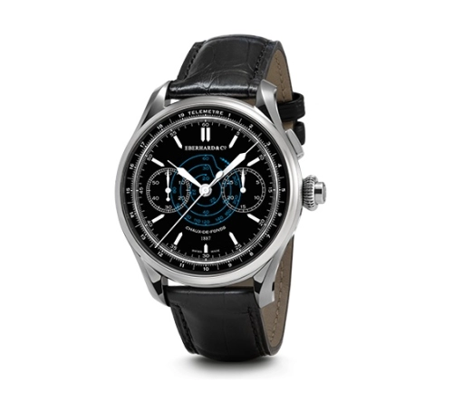 Eberhard 31081.02 CP : Chronographe 1887 Édition Limitée Stainless Steel / Black